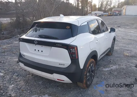 2025 Nissan Kicks Sv Intelligent Awd from USA, damaged, VIN 3N8AP6CB4SL406101